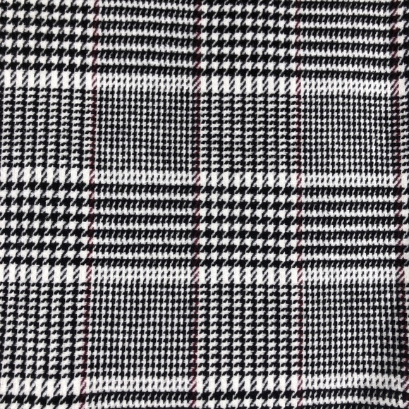 Forever 21 Black White Plaid Plunge V Neck Pinafore Mini Dress 2X NWT - Picture 5 of 14